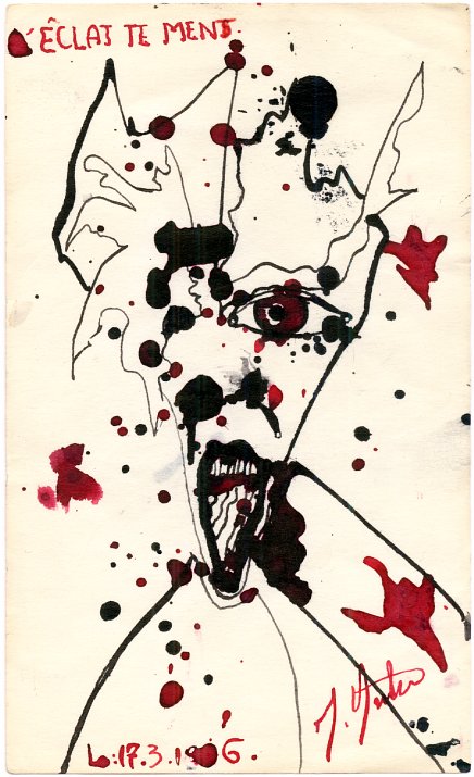 Encre sur papier - 17 mars 1986 ©